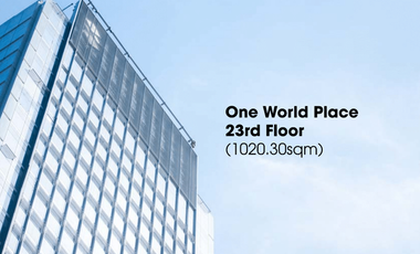 Office Space For Rent in One World Place 32nd Street, Bonifacio Global City
