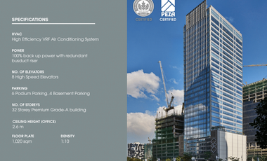 Office Space For Rent in One World Place 32nd Street, Bonifacio Global City
