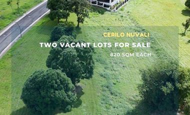 2 Lots for Sale in Cerilo Nuvali by Ayala