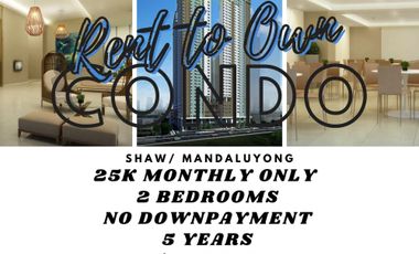 2BR 350k DP Condo Mandaluyong MOVEIN RENT TO OWN PIONEER WOODLANDS BGC Ortigas