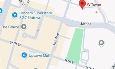 RFO Furnished 1BR Loft Unit with Parking FOR LEASE / RENT at W Tower Residences BGC Taguig