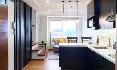 RFO Furnished 1BR Loft Unit with Parking FOR LEASE / RENT at W Tower Residences BGC Taguig