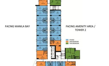 2-BR Loft-Style Living at the 27th Floor FOR SALE in Avida Towers Asten Makati
