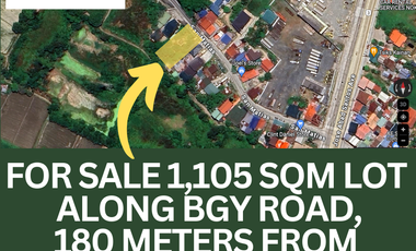For Sale 1,105 Sqm Lot Along San Matias Rd, 180 Meters from JASA Hi-way Lubao
