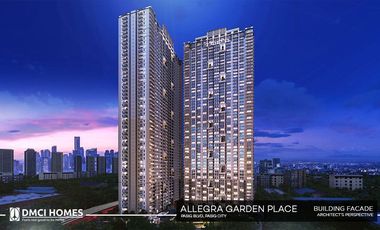 Affordable 1 Bedroom Brand New with Parking For Rent Allegra Garden Place  Pasig
