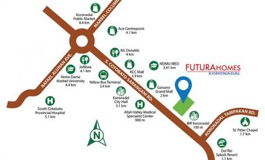Futura Homes Koronadal | Amber 2BR Duplex House for Sale in South Cotabato | Futura by Filinvest
