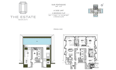 Pre-selling 2 Bedroom Penthouse Unit at The Estate Makati, Ayala Avenue