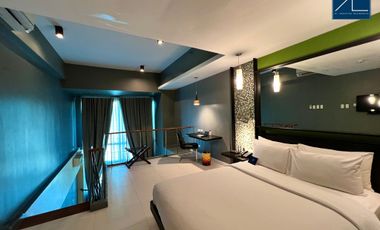 One Bedroom Loft with Balcony for Rent at KL Tower, Legaspi Village, Makati City