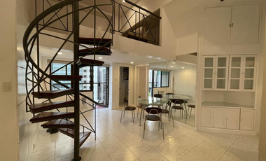 3BR Penthouse Loft with Parking For Lease/Rent at BSA Mansion Legazpi Makati