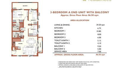 3BR Condo for Sale in Zapote Bacoor Cavite near NAIA Airport