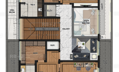 3-Storey with Elevator 4 Bedrooms Townhouse for sale in New Manila, Quezon City