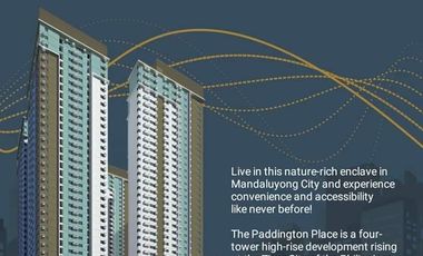 Condo in Shaw Boulevard in Mandaluyong The Paddington Place Near La Salle Ateneo