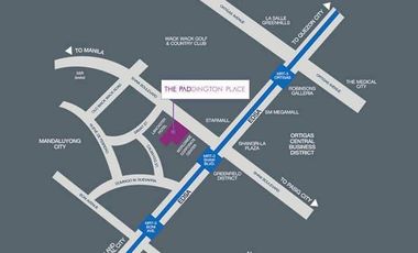 Walking distance to MRT3 Shaw Boulevard Station, Starmall, Megamall studio unit Pre selling condo for Sale at The Paddington Place