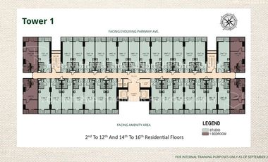 For Sale: 1 Bedroom with Balcony I Solara Park Storeys Nuvali, Calamba, Laguna