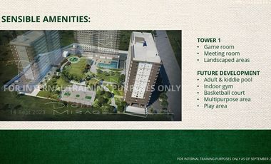 For Sale: 1 Bedroom with Balcony I Solara Park Storeys Nuvali, Calamba, Laguna