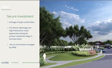 Newest Residential Lot 350sqm in Vermosa Cavite