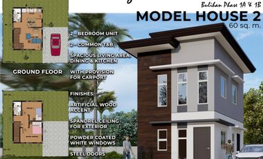 2 Storey 2 Bedrooms Houe and Lot For Sale in Bulihan Plaridel Bulacan-JV2