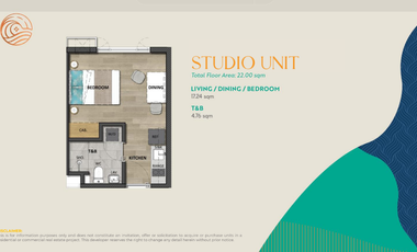 Studio Unit for Sale at Costa Mira Beachtown Panglao, Bohol
