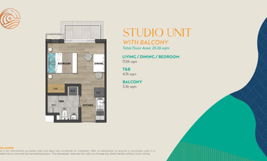 Studio Unit for Sale at Costa Mira Beachtown Panglao, Bohol