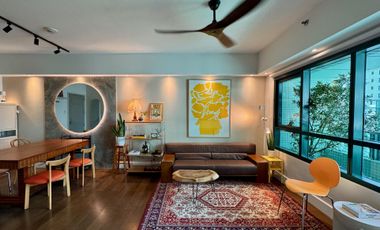 2 Bedroom Renovated Apartment with City View at Edades Tower Rockwell Makati