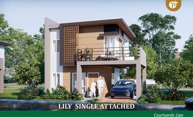 3BR Single Attached House for sale in Pueblo De Oro, Lipa, Batangas- Irish Model