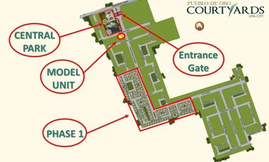 3BR Single Attached House for sale in Pueblo De Oro, Lipa, Batangas- Irish Model