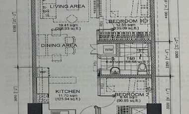 Alder DMCI 2 Bedroom Condominium with Parking for Rent/Sale