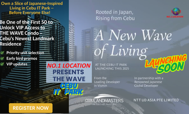 The Wave Condo | Japanese-Inspired Living in Cebu IT Park – Register Now