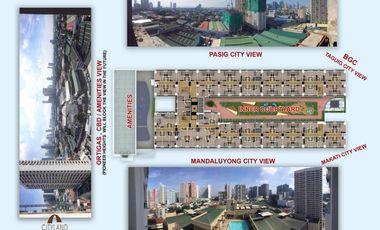 1BR for Sale Brand New near BGC bridge, Mandaluyong - as Low As 29,465/month