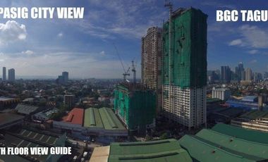 1BR for Sale Brand New near BGC bridge, Mandaluyong - as Low As 29,465/month