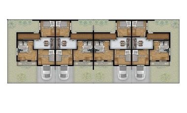 3BR 2-Storey Quadruplex Townhouse for Sale in Calamba, Laguna at Suntrust Sentosa | Kiara Townhouse Inner Complete