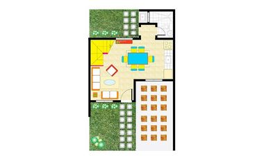 3BR 2-Storey Quadruplex Townhouse for Sale in Calamba, Laguna at Suntrust Sentosa | Azumi Townhouse Inner Complete