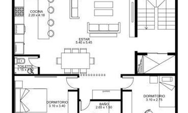 Departamento 3 ambientes en venta en San Fernando -Vias/Centro
