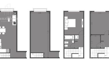 Depto 2 ambientes con cochera en venta - Lanús Este