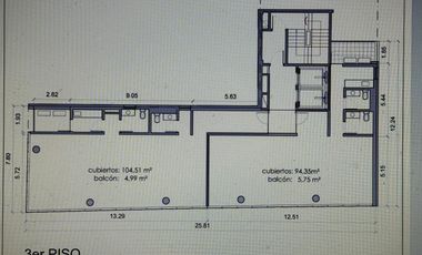Alquiler Oficina en Palermo de 200m2 con 2 Cocheras