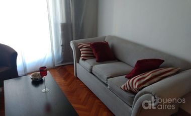 Departamento 3 ambientes amoblado con balcón en Palermo en Alquiler Temporario