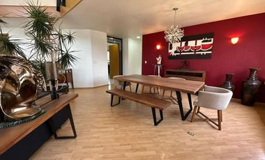 PH EN RENTA EN INTERLOMAS CON 5 ESTACIONAMIENTOS Y CUATRO RECAMARAS