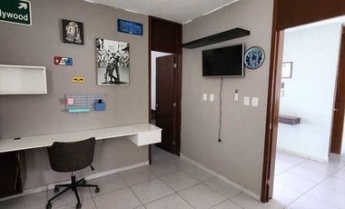 Renta casa amueblada con piscina 2 Recamaras mas Estudio en Conkal