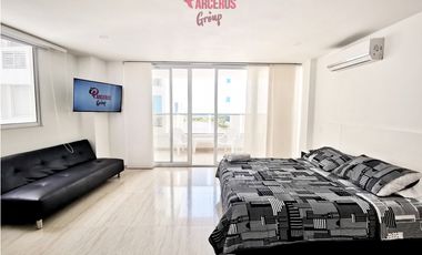 APARTAESTUDIO VACACIONAL DE 1 HABITACION, PISO 10, TRES CARABELAS