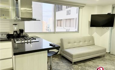 APARTAESTUDIO VACACIONAL DE 1 HABITACION, PISO 15, TRES CARABELAS