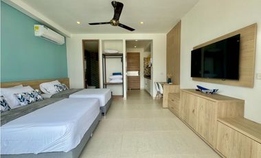 Apartasuite con balcon en venta en pozos colorados