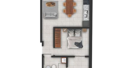 DEPARTAMENTO EN VENTA DE 1 DORMITORIO CON BALCÓN