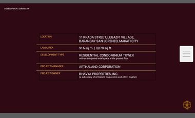 Exlusive Elegance Condominium Eluria by Arthaland Peerless Urbanity in Makati