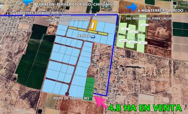 TERRENO USO MIXTO EN VENTA, EN EJIDO EL OLIVO TORREÓN-MATAMOROS COAH.