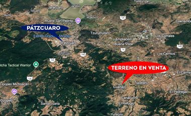 TERRENO EN VENTA, CARRETERA PÁTZCUARO-CUANAJO
