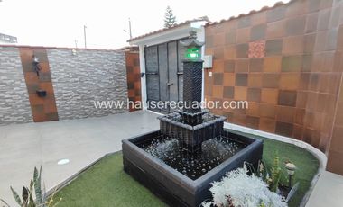 Vive en tranquilidad: Casa en urbanización segura con canchas, BBQ y sala comunal en Sangolquí