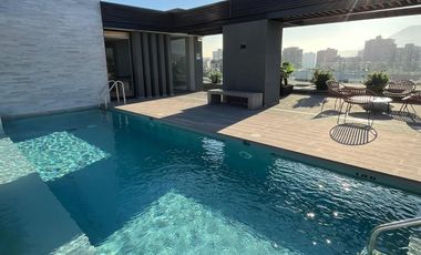 En Arriendo, Moderno y Acogedor Departamento Nuevo y Amoblado. Av. Las Condes