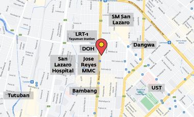 Rent : Short/Long Term lease (Sta. Cruz, Manila- Studio w/ 200mbps wifi near LRT Tayuman DOH San Lazaro Jose Reyes Hospital