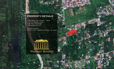 1,445 Residential Lot is For Sale at San Miguel, Tagum, Davao del Norte!