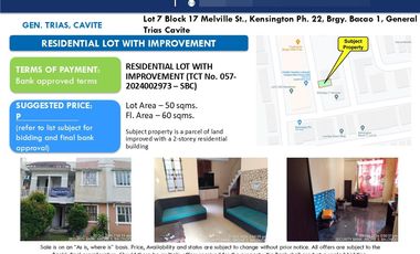 House for sale in Kensington 10, Bacao I, General Trias, Cavite